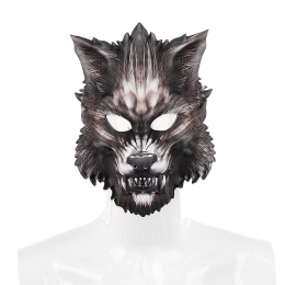 Halloween Props Half Face Animal Wolf Mask