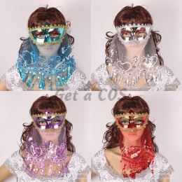 Halloween Decorations Sexy Veil Mask
