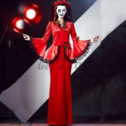 Day of the Dead Costumes Rose Flowers Style