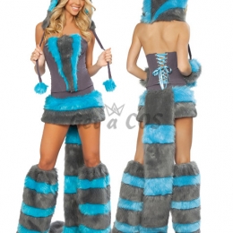 Women Halloween Costumes Cat Sexy Winter Outfit