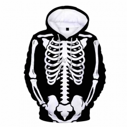 Skeleton Costumes For Adults Kids Skull Printing