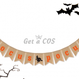 Halloween Decorations Witch Theme Pull The Flag