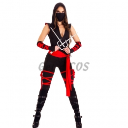Japanese Bushido Ninja Masked Warrior Ninja Women Costume