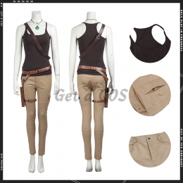 Movie Costumes Tomb Raider Lara Croft Cosplay - Customized
