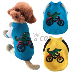 Pet Halloween Costumes Crocodile Cyclist