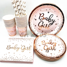 Tableware BABY GIRL Printing Kit