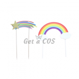 Birthdays Decoration Rainbow Stars Insert Card