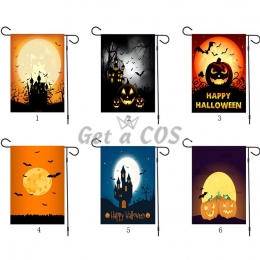 Garden Flags Halloween Pumpkin Pattern Series