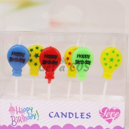 Birthdays Decoration Letter Balloon Candle
