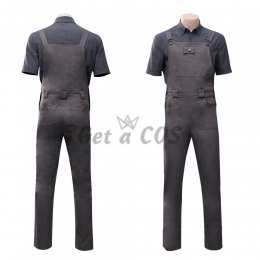 Men Halloween Costumes Ghost Busters Suit