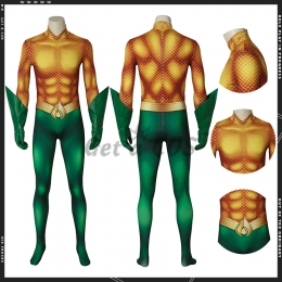 Superhero Costumes Aquaman Arthur Curry - Customized