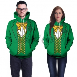 Couples Halloween Costumes Irish Green Leaf Clover