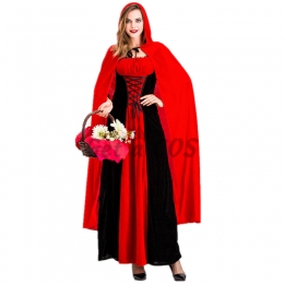Halloween Costumes Little Red Riding Hood Retro Style
