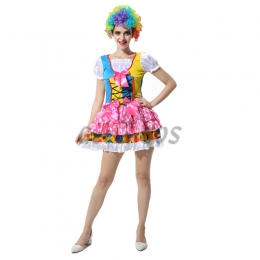 Clown Costumes Pink Bow