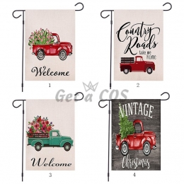 Garden Flags Christmas Car Series