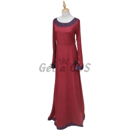 Renaissance Costumes For Men Women Wine Skirt