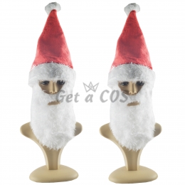 Christmas Decorations Santa Hats With Beard