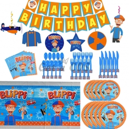 Cartoon BLIPPI TOY Tableware Kit