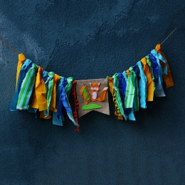 Birthdays Decoration Fox Pull The Flag