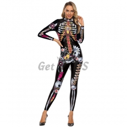 Scary Halloween Costumes Mechanical Skull Frame