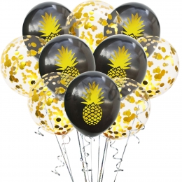 Birthdays Decoration Black Gold Style Balloon