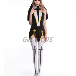 Sexy Halloween Costumes Nun Clothes