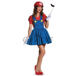 Halloween Costume Super Mary Short Skirt