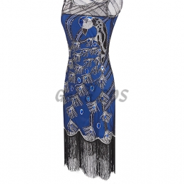 Women Halloween Costumes 1920 Retro Sequined Style