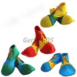 Halloween Supplies Clown Sponge Shoes