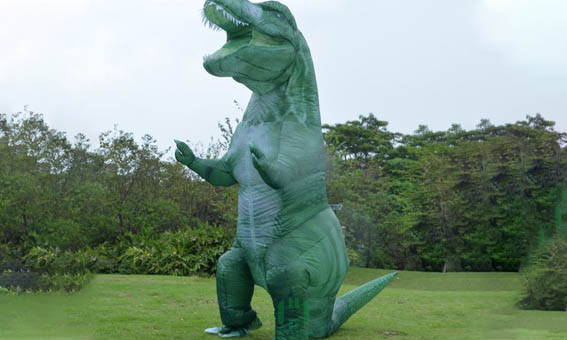 inflatable dinosaur costume