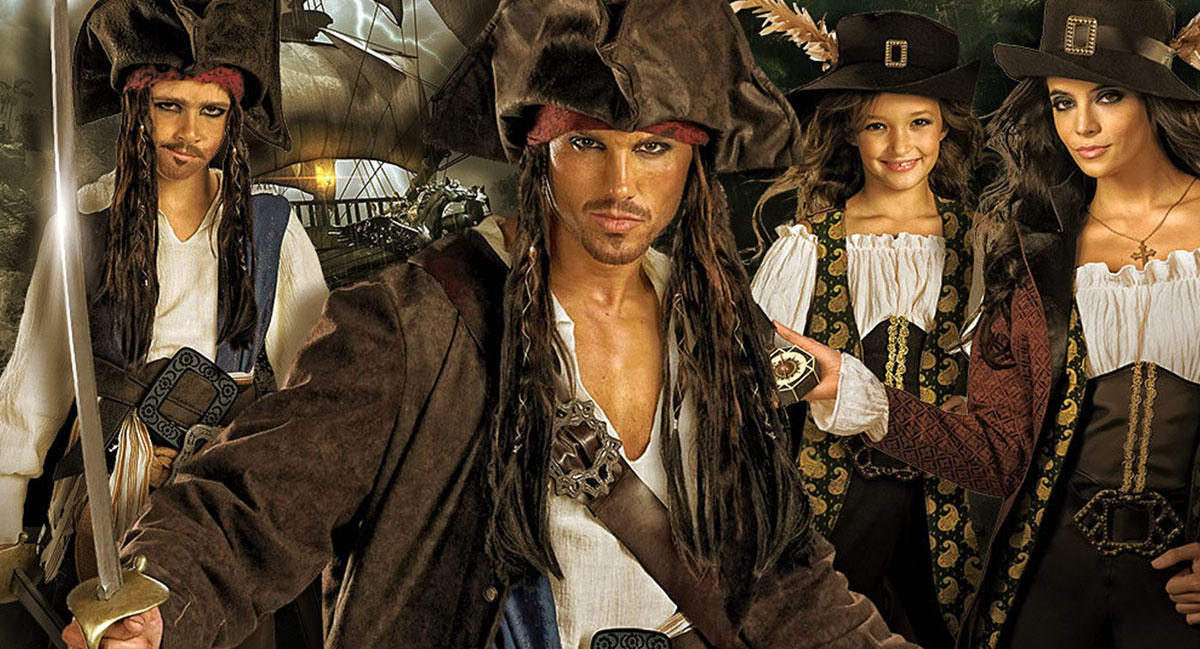 Disfraces de Piratas del Caribe
